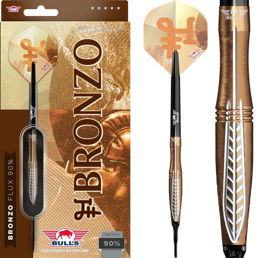 BullsNL Soft-Dart Bronzo Flux 90% Tungsten in 18g