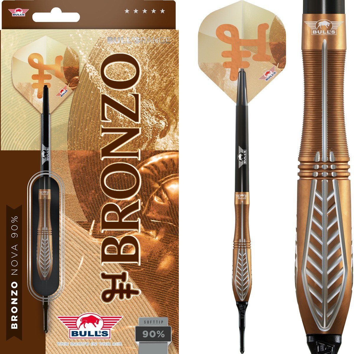 BullsNL Soft-Dart Bronzo Nova 90% Tungsten in 20g