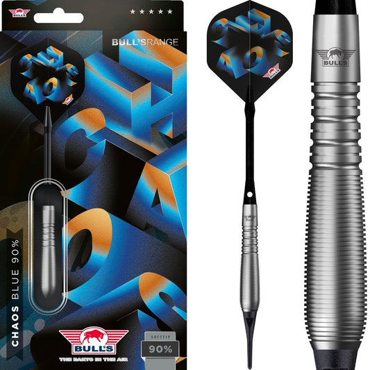 BullsNL Soft-Dart Chaos 90% Tungsten Blue in 19g