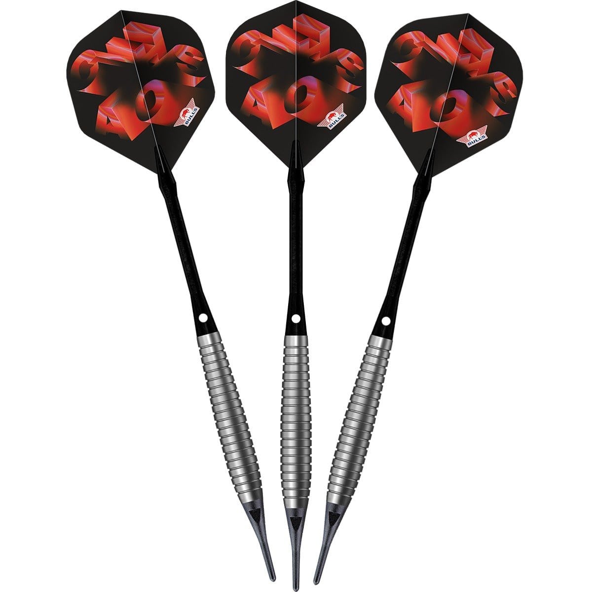 BullsNL Soft-Dart Chaos 90% Tungsten Red in 18g