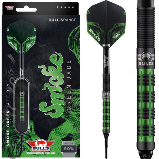 BullsNL Soft-Dart Smoke Green Jade 90% Tungsten in 18g