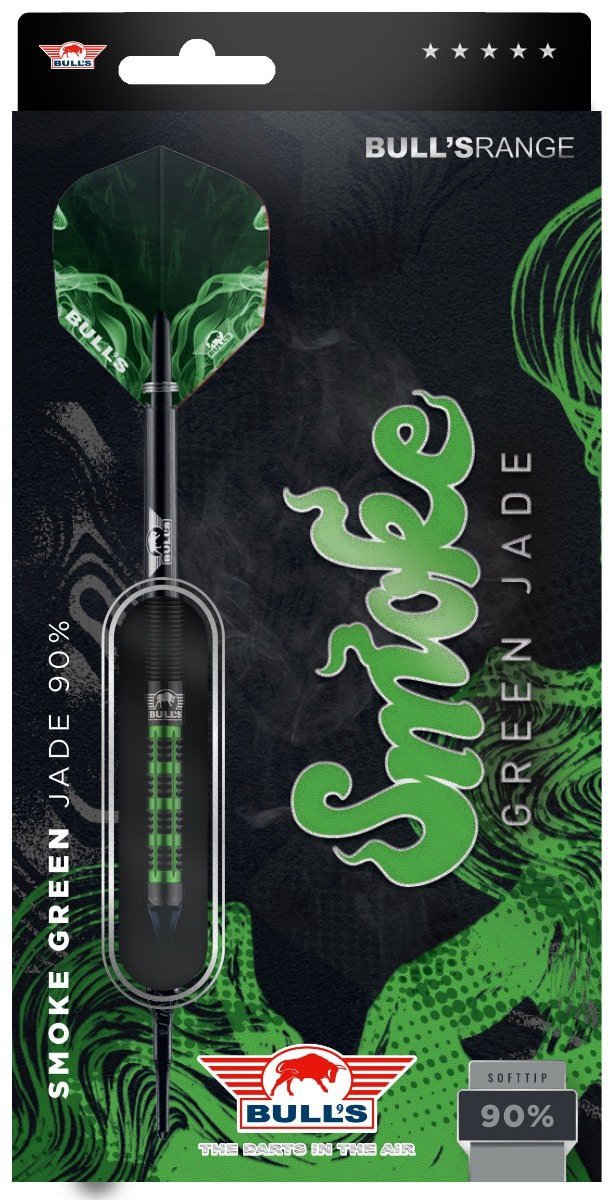BullsNL Soft-Dart Smoke Green Jade 90% Tungsten in 18g