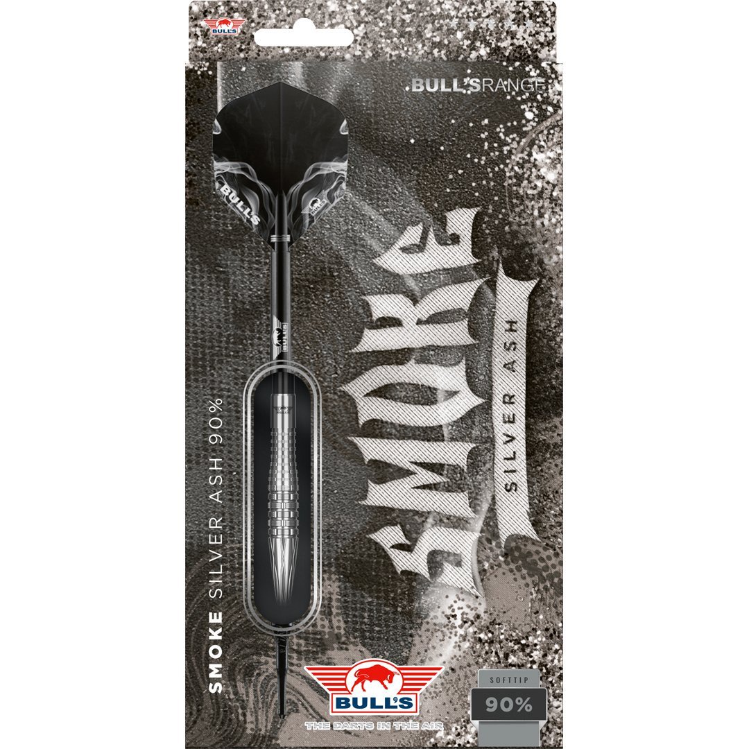 BullsNL Soft-Dart/Softtip Smoke Silver Ash 90% Tungsten in 20g