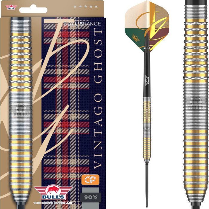 BullsNL Steel-Dart Vintago 90% Tungsten Ghost CP in 21g, 23g, 24g, 28g