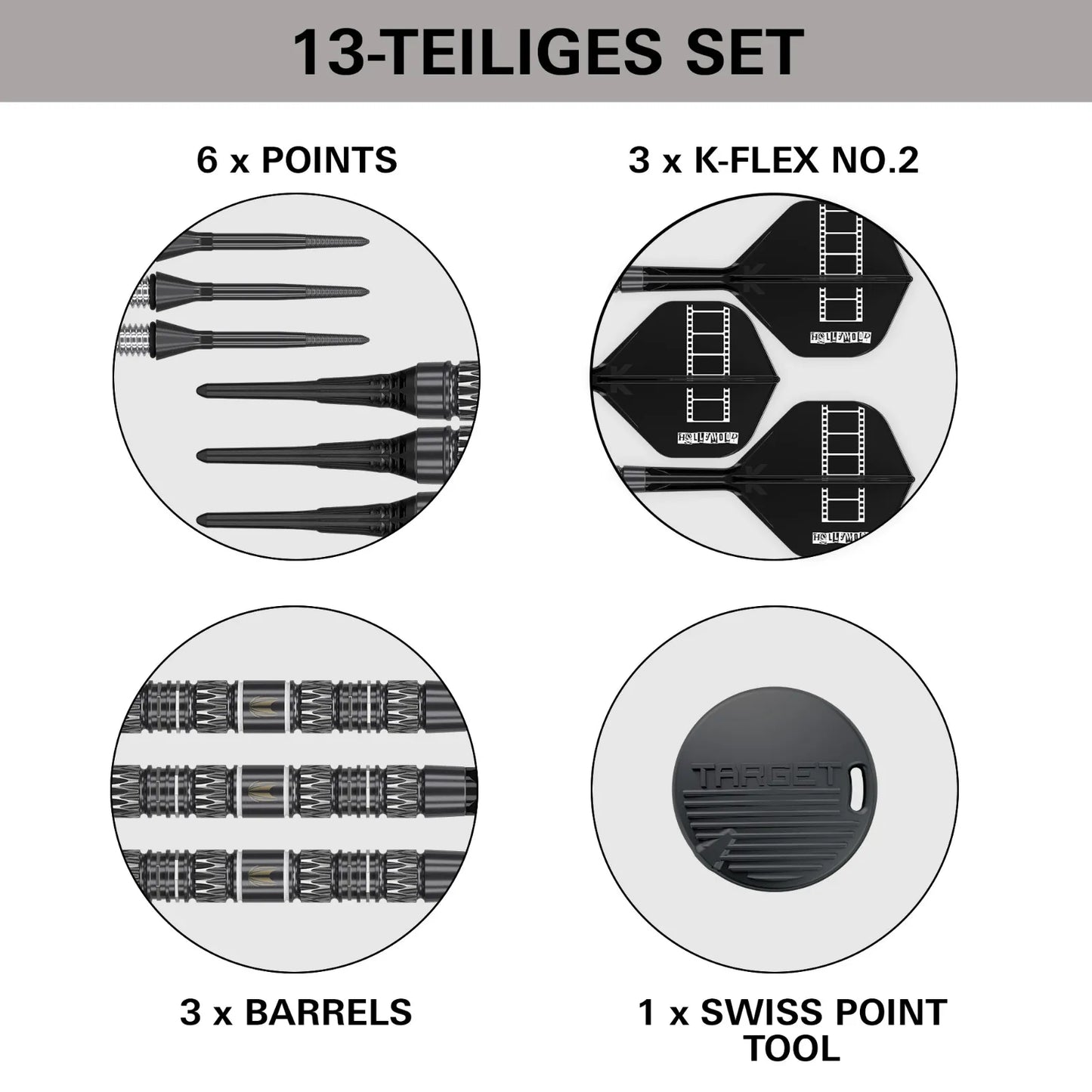 Target Soft-Dart Chris Dobey 95K (95% Tungsten) in 18g