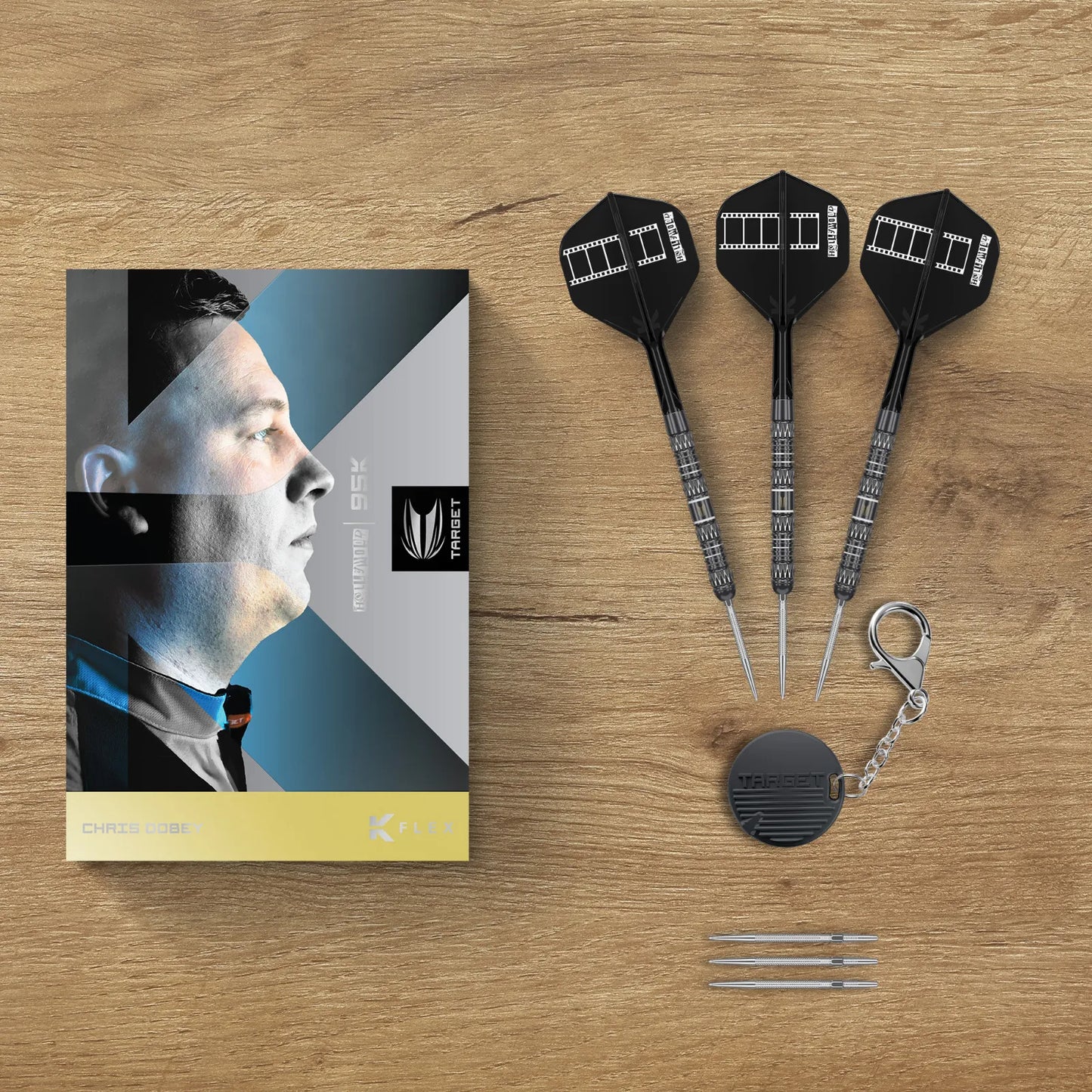 Target Steel-Dart Chris Dobey 95K (95% Tungsten) in 22g, 23g, 24g