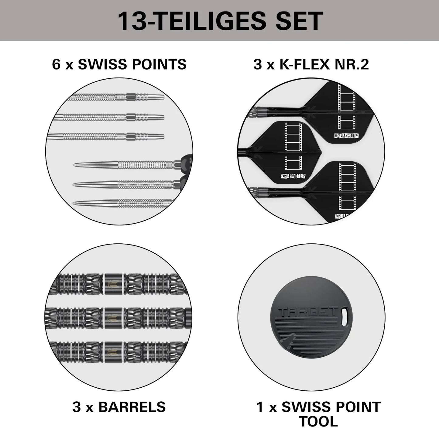 Target Chris Dobey 95K Swiss Point Steel-Dart 2026 22g, 23g, 24g