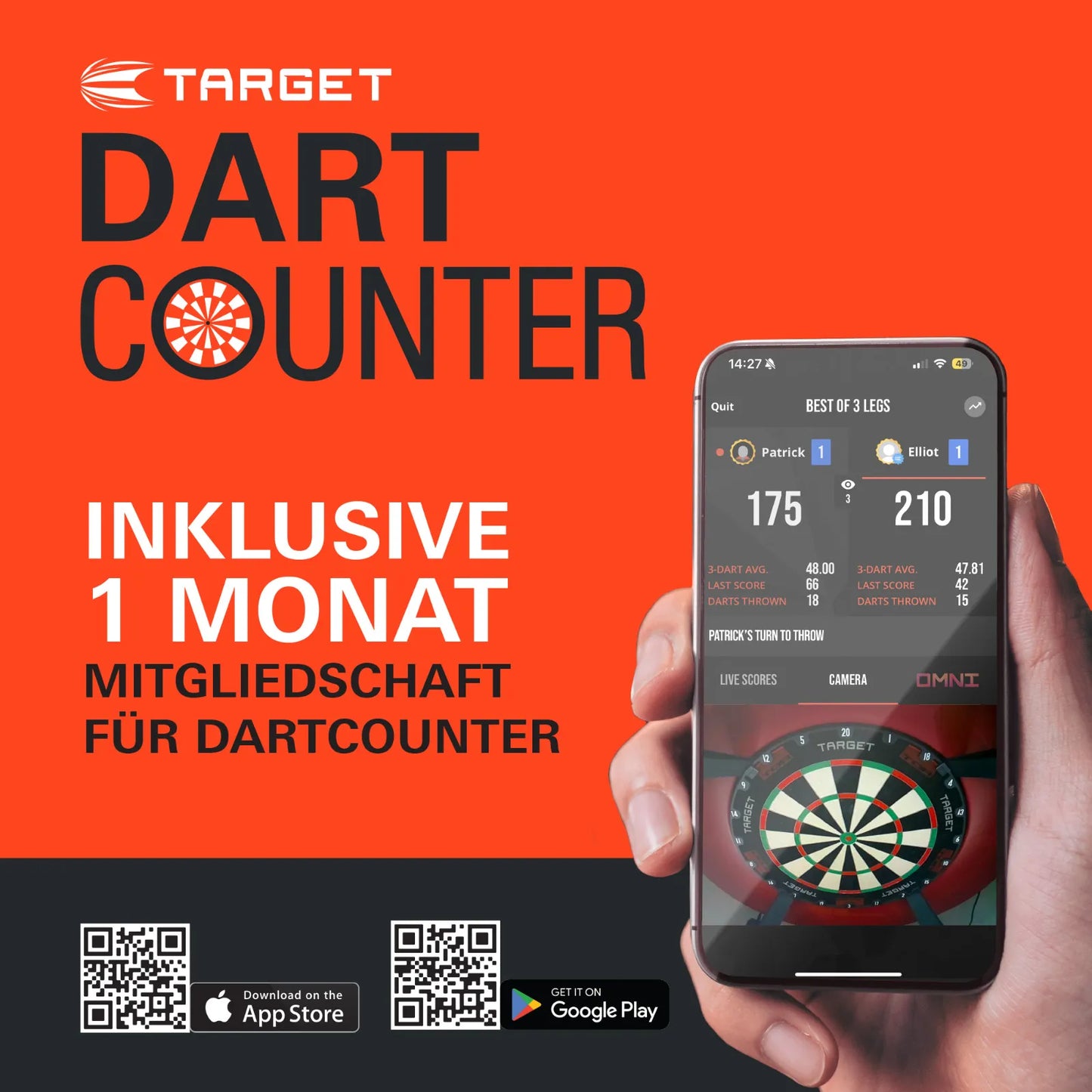 Target Steel-Dart Chris Dobey 95K (95% Tungsten) in 22g, 23g, 24g