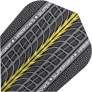 HARROWS Supergrip Flights Standard 100 Micron - verschiedene Farben (Set = 3 Stück)