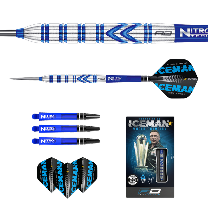 Reddragon Steel-Dart Gerwyn Price 90% Tungsten Original 23g, 24g, 26g