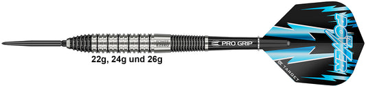 Target Steel-Dart Phil Taylor Power 8ZERO 2 Swiss Point 80% Tungsten in 22g, 24g, 26g