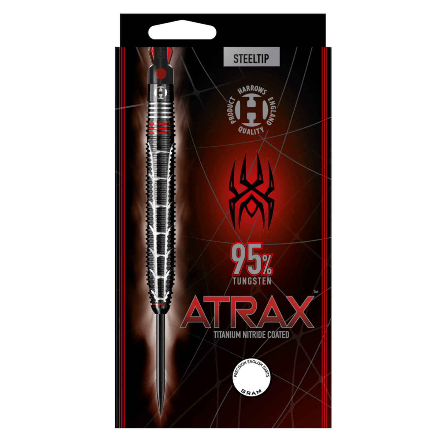 Harrows Atrax 95% Steeldarts 21g