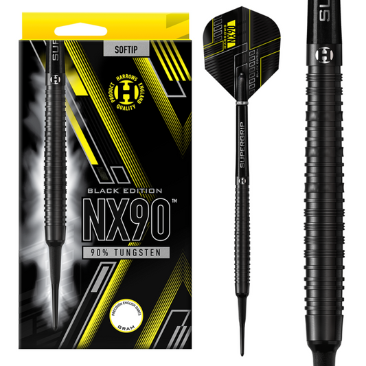 HARROWS NX90 Black Edition 90% Softdarts 20g