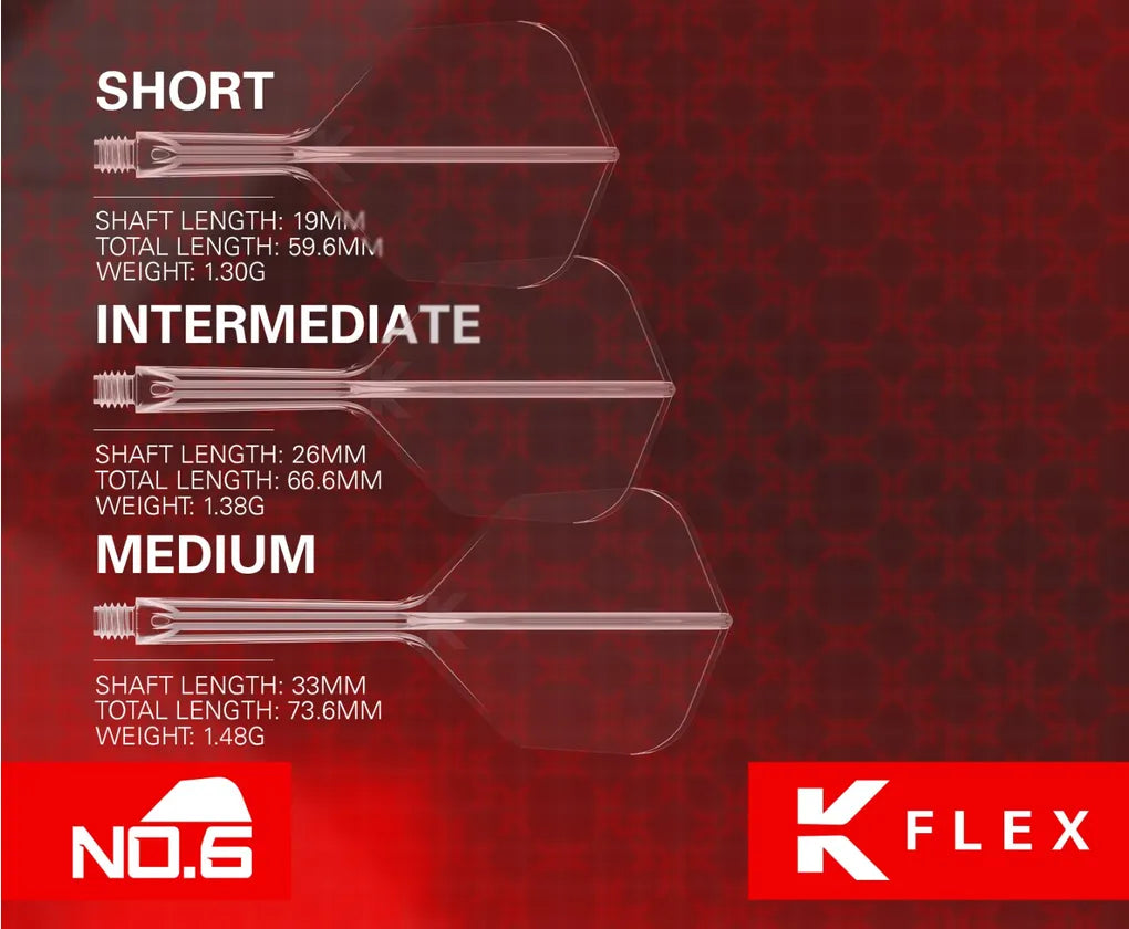 Target K-Flex Flight/Shaft-System Blue No6 Intermediate
