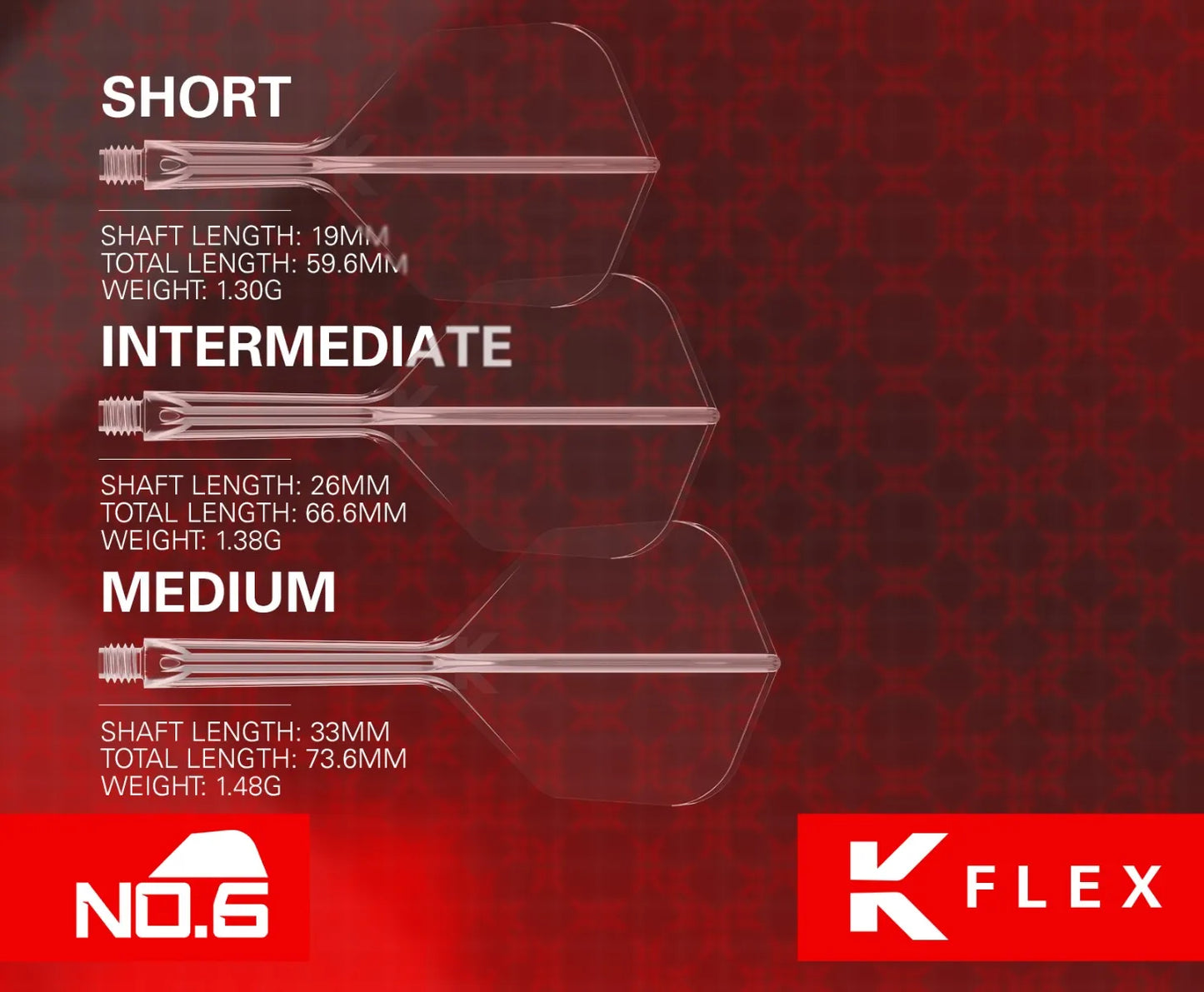 Target K-Flex Flight/Shaft-System Blue No2 Intermediate