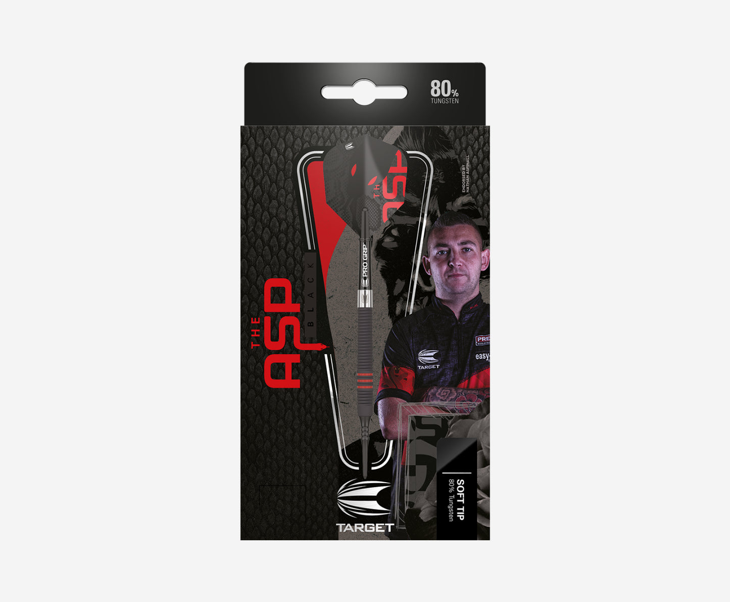 Target Nathan Aspinall 80% Black SP Softdarts 18g