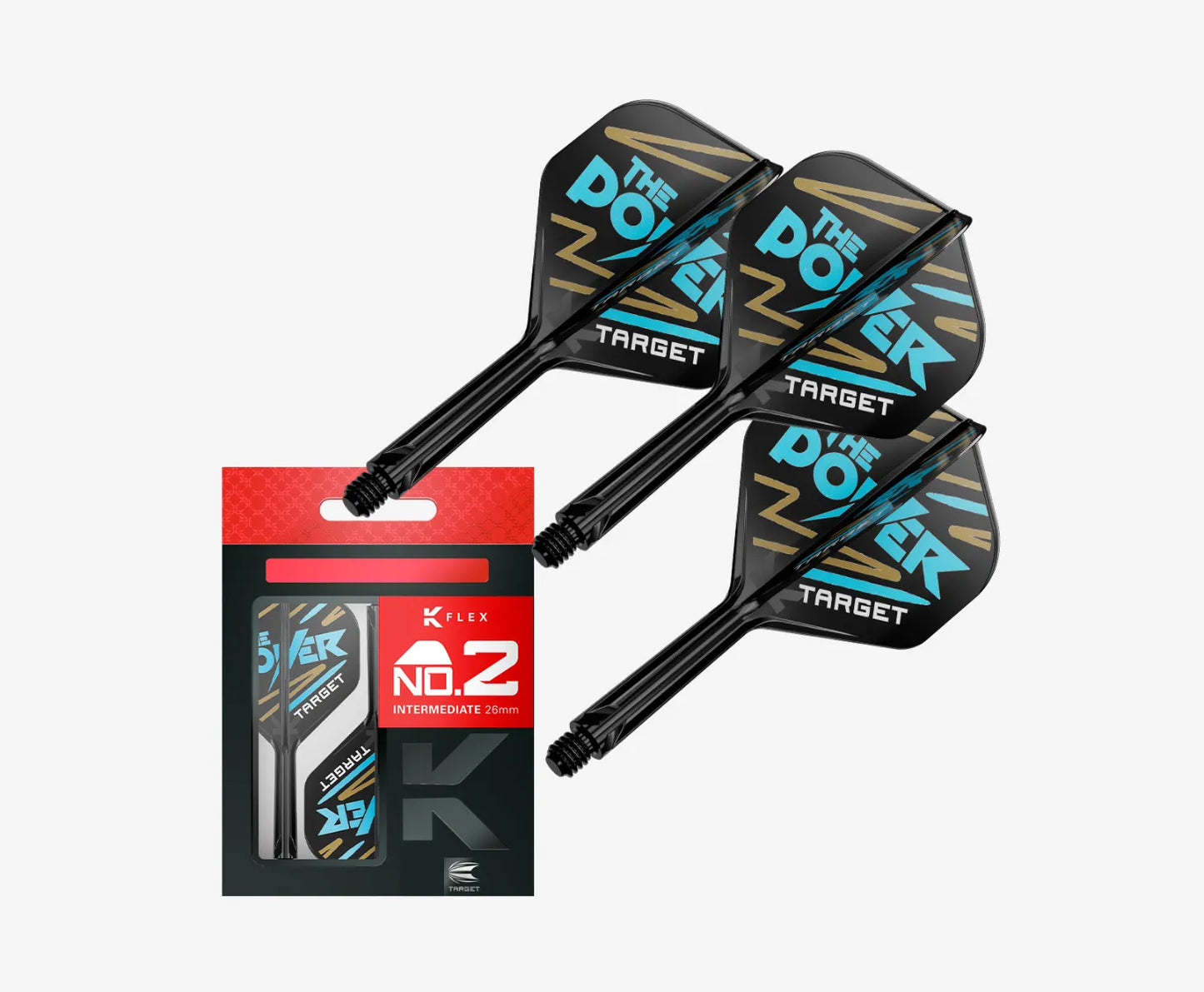 Target K-Flex Flight/Shaft-System Phil Taylor No2 Short, Intermediate, Medium