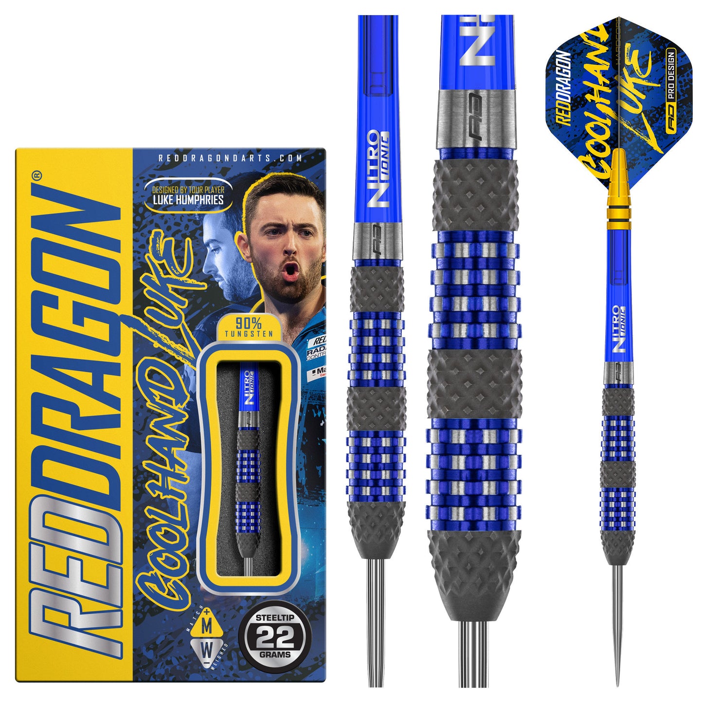 Reddragon Luke Humphries TX2 Atomised Steeldarts 22g