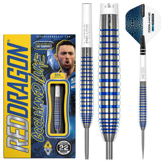 Reddragon Luke Humphries Steeldarts TX3 Cool Blue 22g