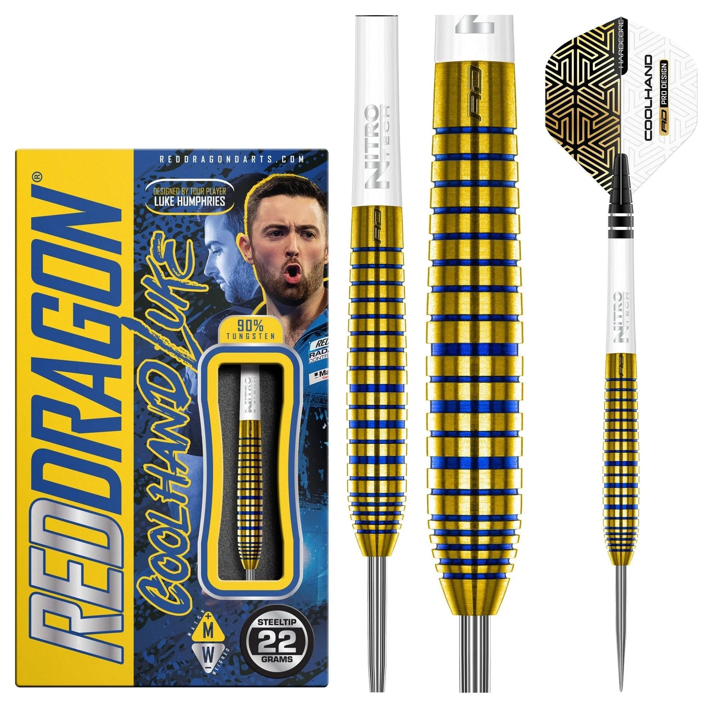 Reddragon Luke Humphries Steeldarts TX3 Gold SE 22g