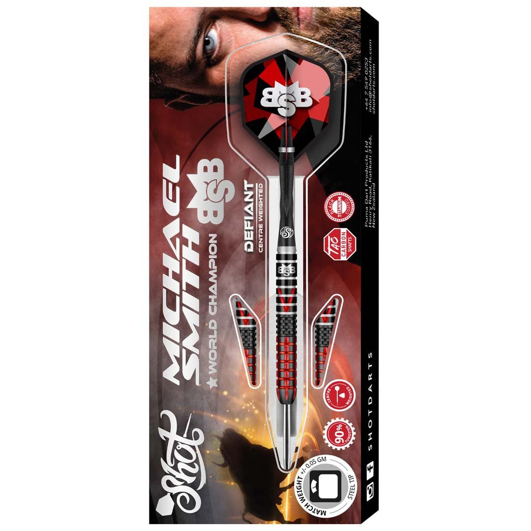 Shot Steel-Dart Michael Smith 90% Defiant in 24g