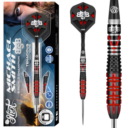 Shot Michael Smith 90% Tenacious Steeldarts 23g