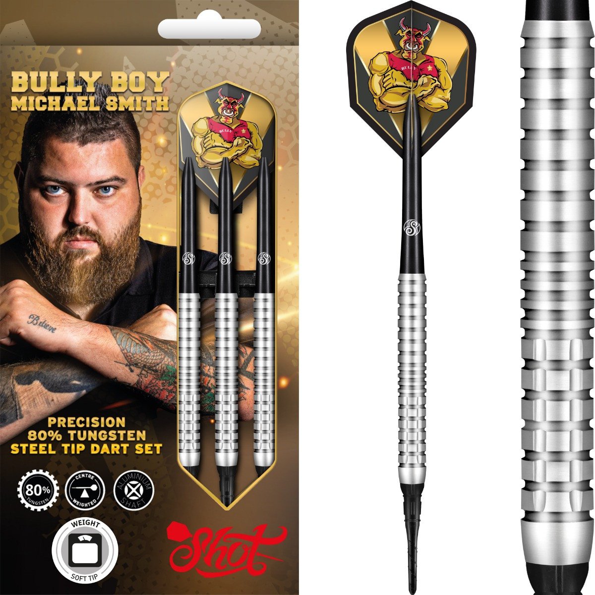 Shot Michael Smith 80% Precision Softdart 18g