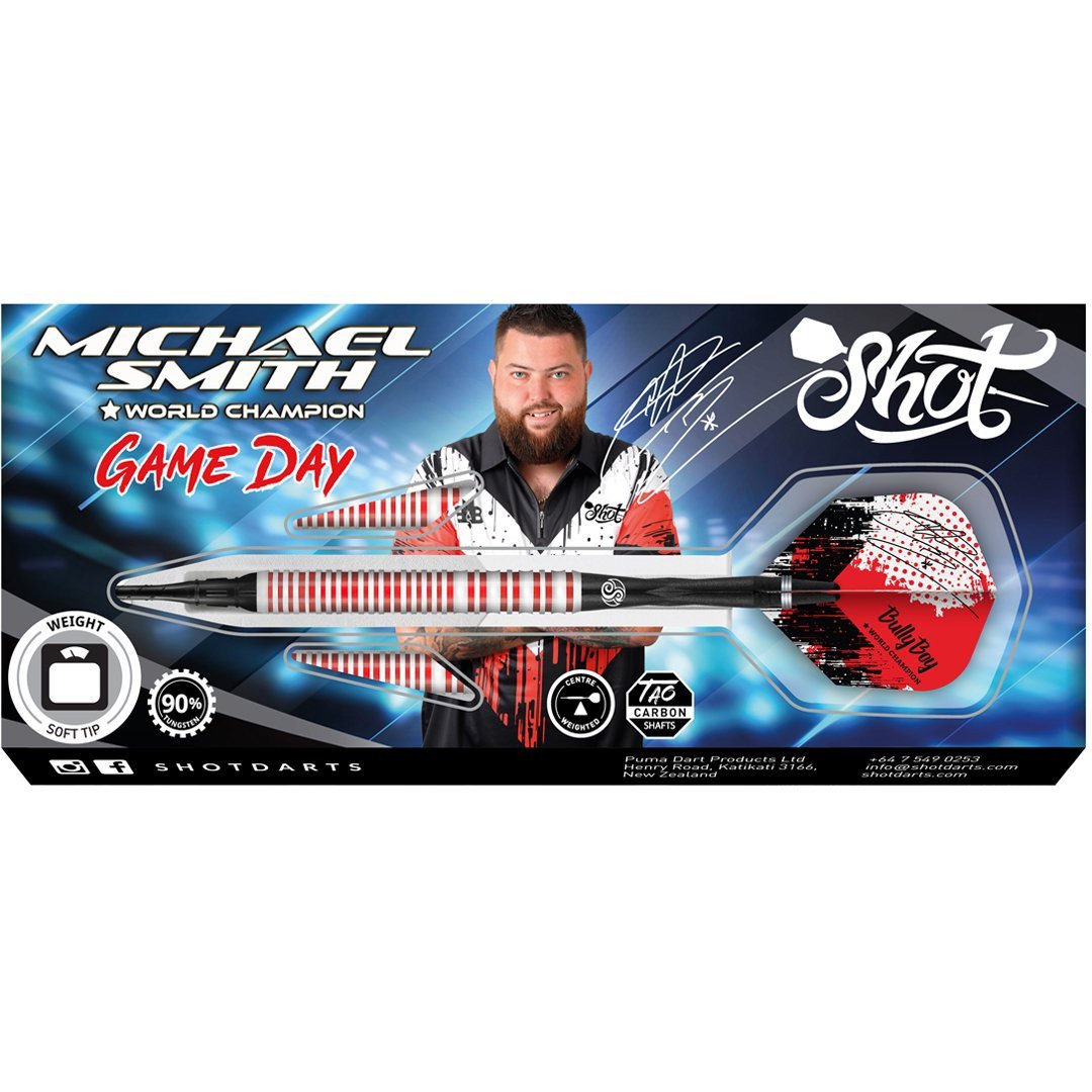 Shot Soft-Dart Michael Smith Game Day 90% Tungsten in 20 gram