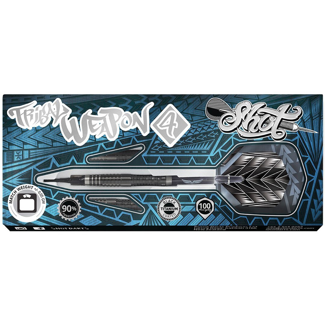 Shot Soft-Dart Tribal Weapon 4 90% Tungsten in 18g, 20g