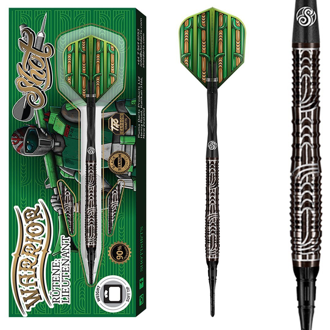 Shot Soft-Dart Warrior Rutene 90% Tungsten in 18g