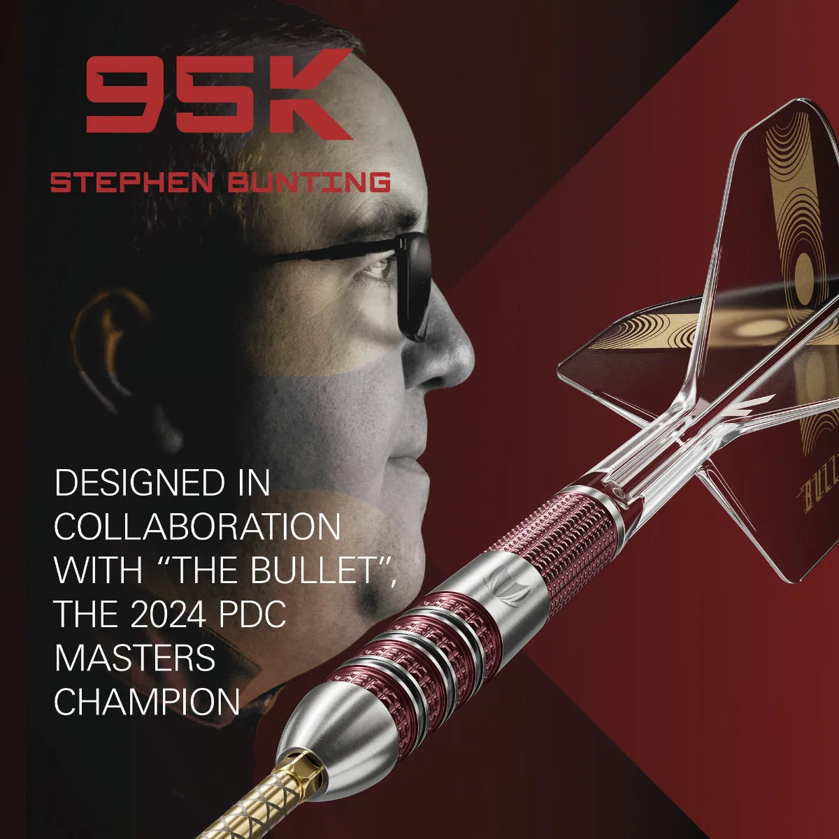 Target Stephen Bunting 95K Swiss Point Steeldarts 18g, 22g, 23g