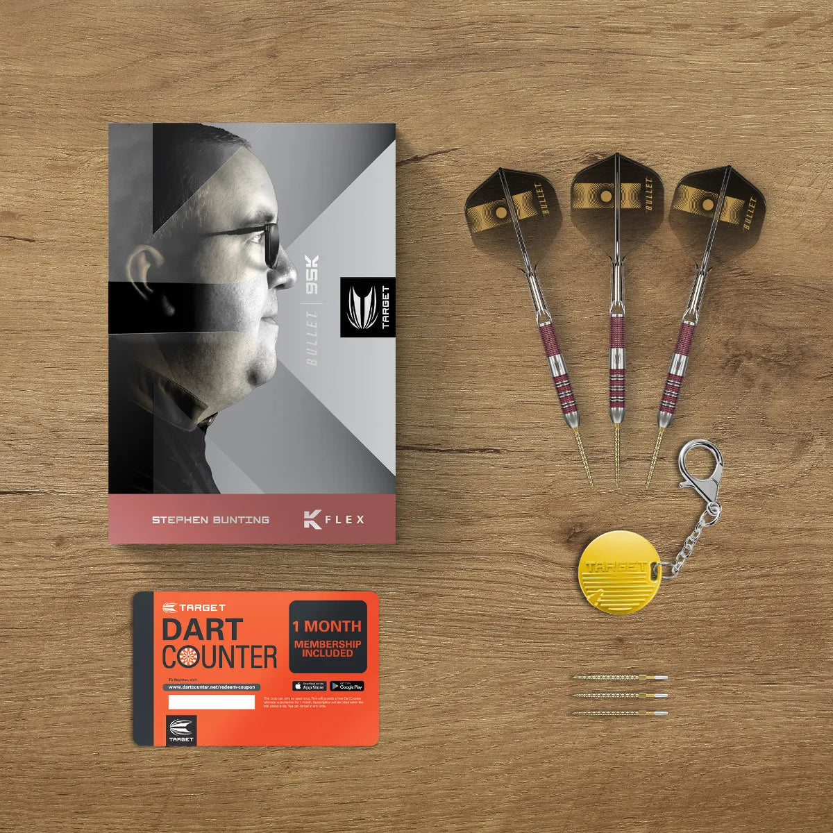 Target Stephen Bunting 95K Swiss Point Steeldarts 18g, 22g, 23g