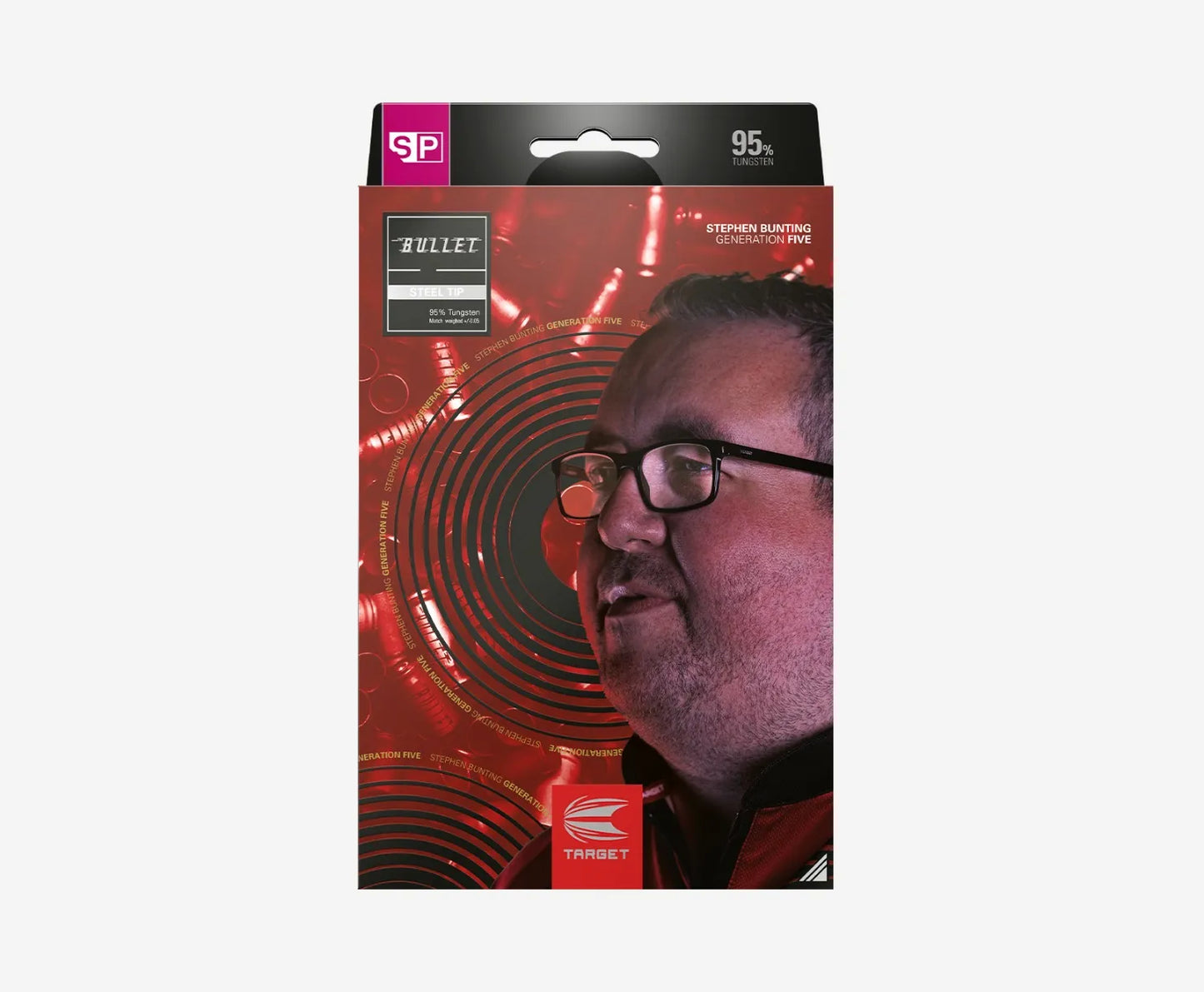 Traget Stephen Bunting Gen 5 Swiss 95% Steeldarts 18g, 22g, 23g, 25g