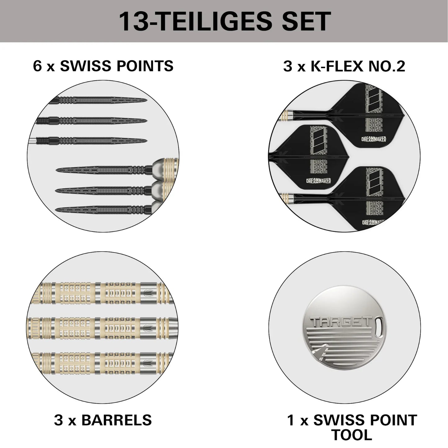 Target Steel-Dart Dimitri van den Bergh 95% Tungsten in 22g, 23g, 24g (2025)