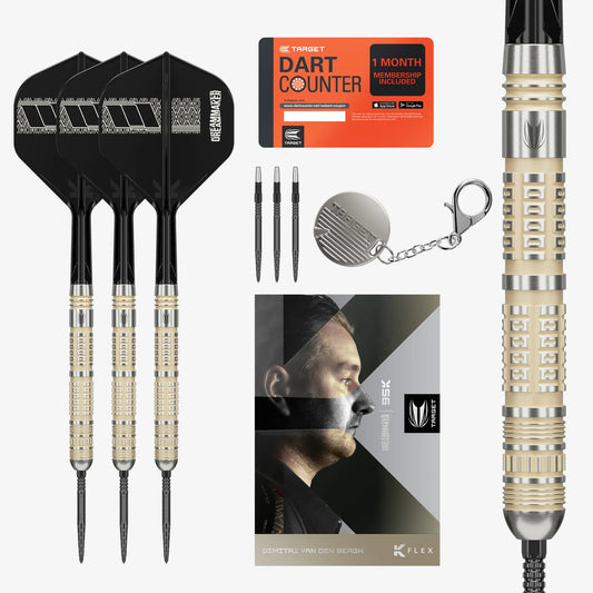 Target Steel-Dart Dimitri van den Bergh 95% Tungsten in 22g, 23g, 24g (2025)