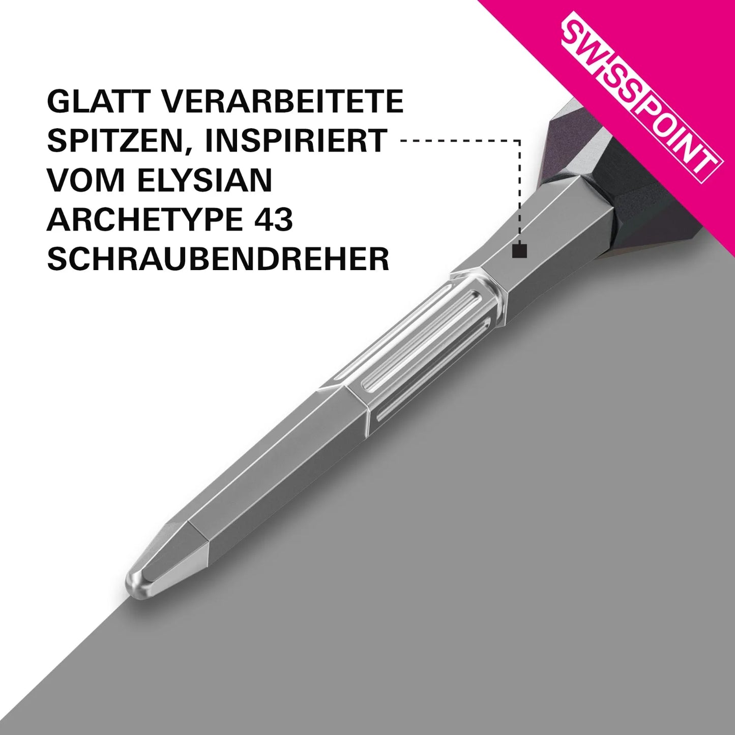 Target Spitzen/Swiss Point Elysian Archetype 43 - 30mm, 35mm, 42mm - in Silber/Silver (2026)