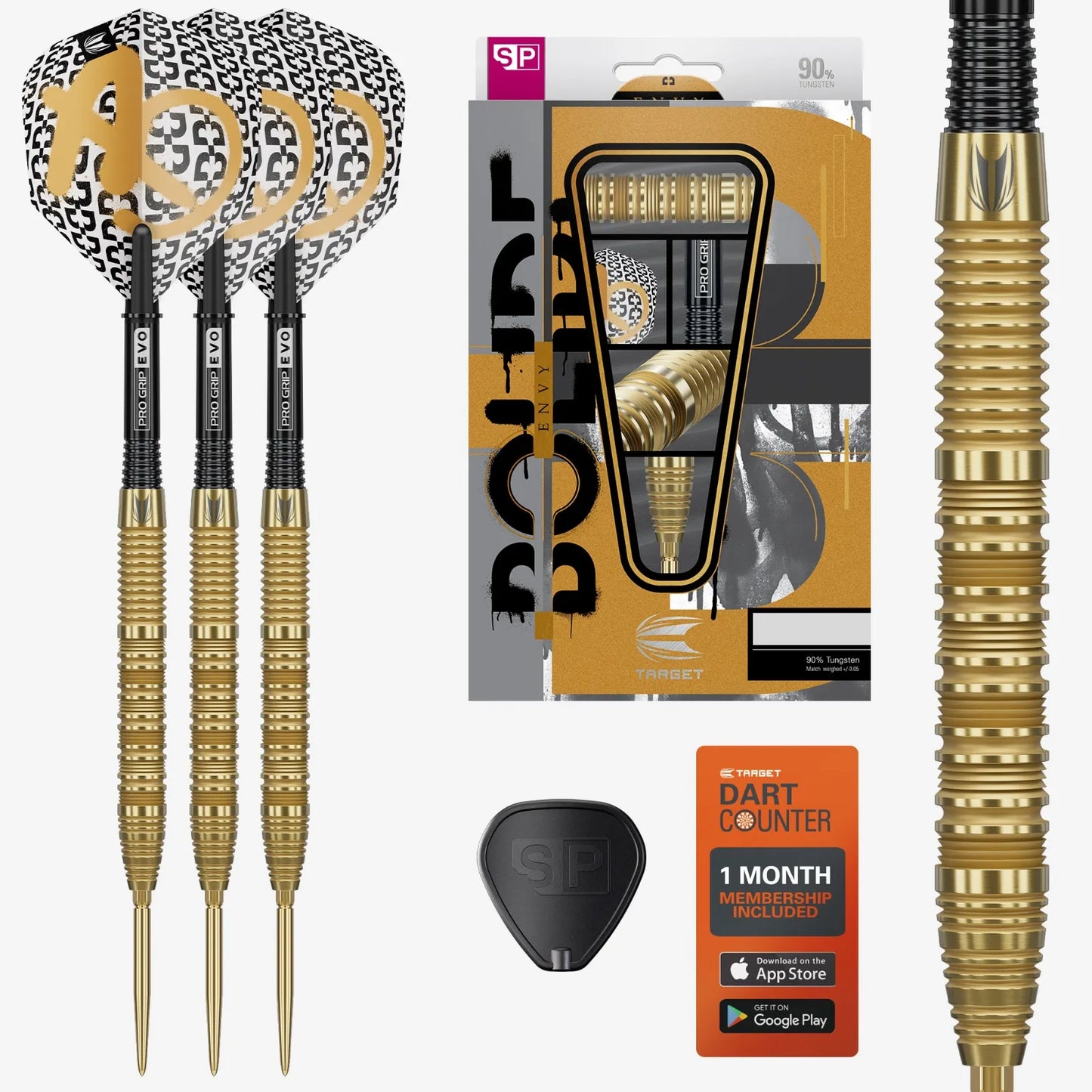 Target Steel-Dart Bolide Envy Modell 01 Swiss Point 90% Tungsten in 22g, 25g (2026)