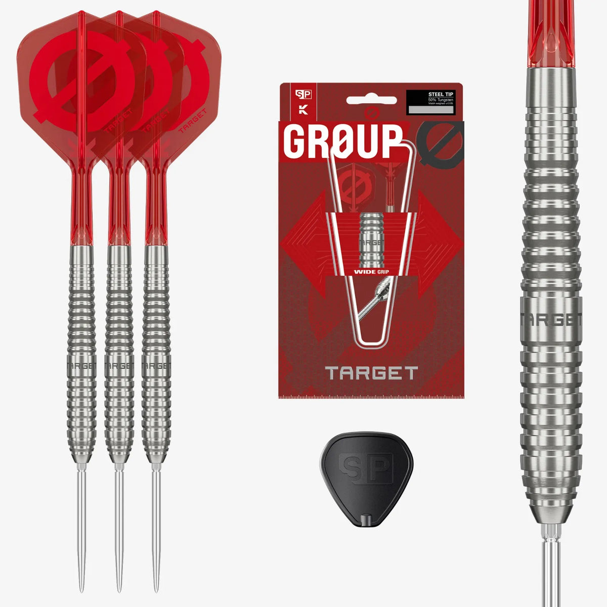 Target Steel-Dart GROUP Ø 50% Tungsten SP Model 01 in 22g, 23g, 24g (2026)