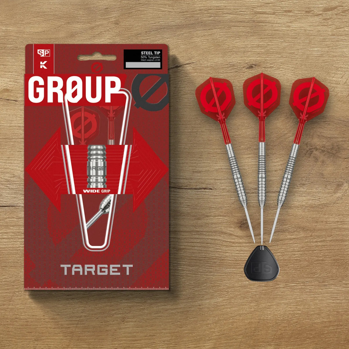 Target Steel-Dart GROUP Ø 50% Tungsten SP Model 01 in 22g, 23g, 24g (2026)