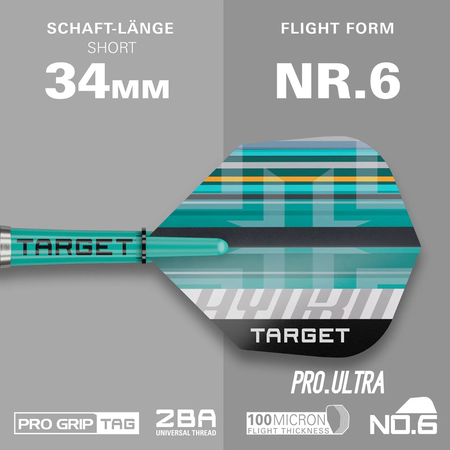 Target Soft-Dart Hydro 90% Tungsten Modell 12 in 18g (2025)