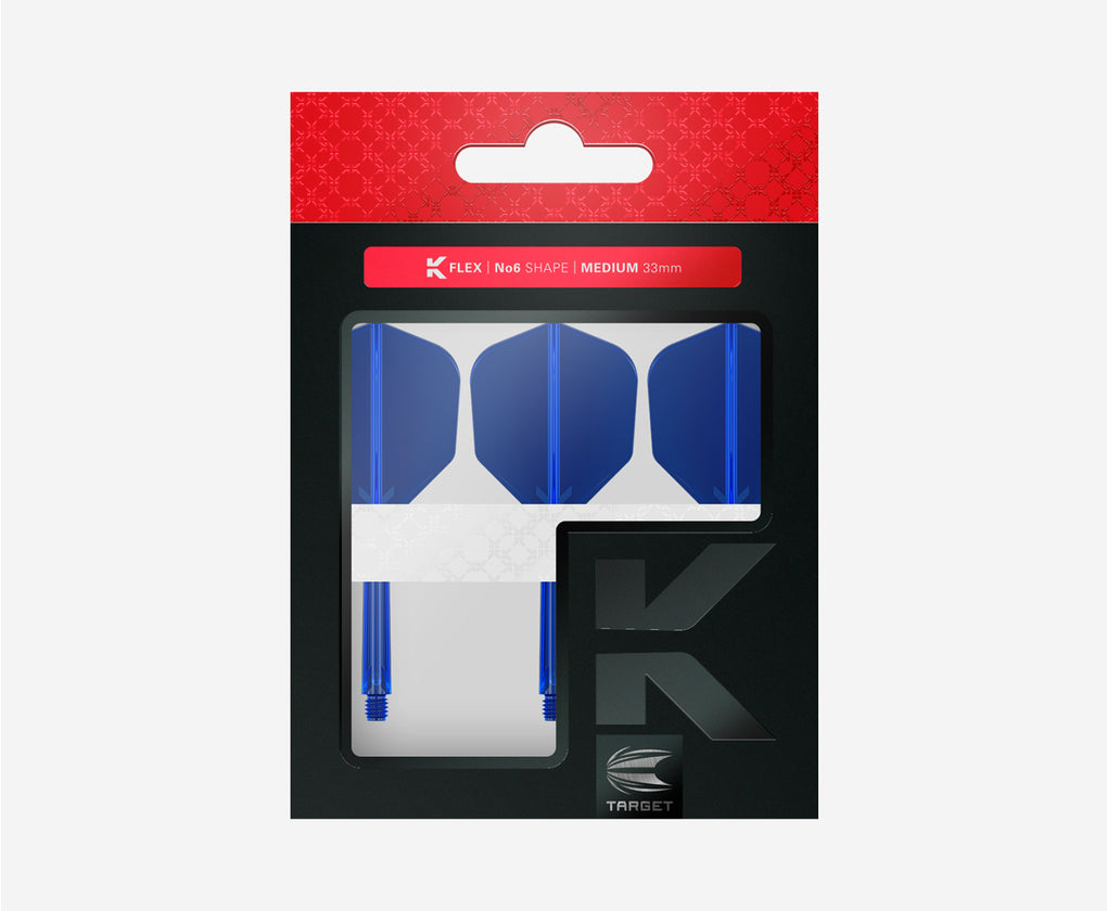 Target K-Flex Flight/Shaft-System Blue No6 Medium