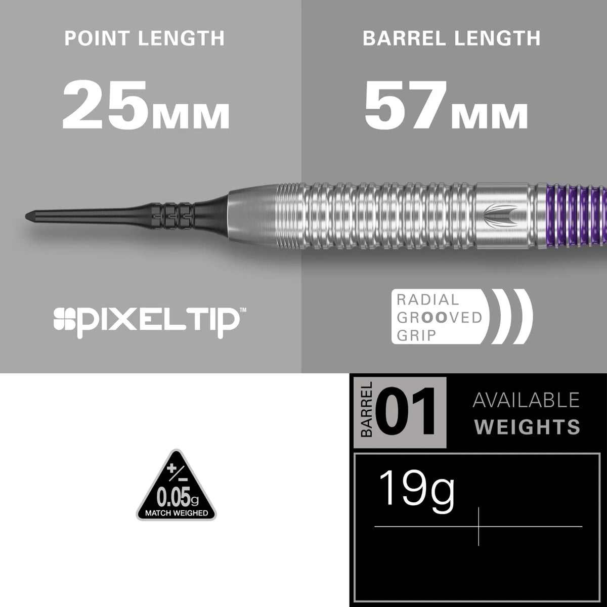 Target Soft-Dart Luke Littler Brass/Messing in 19g (2024)