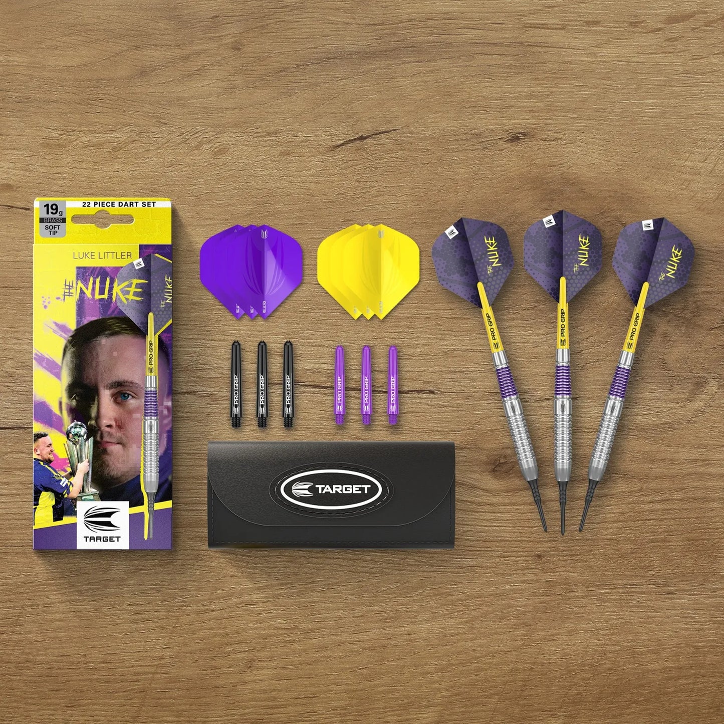 Target Soft-Dart Luke Littler Brass/Messing in 19g (2024)