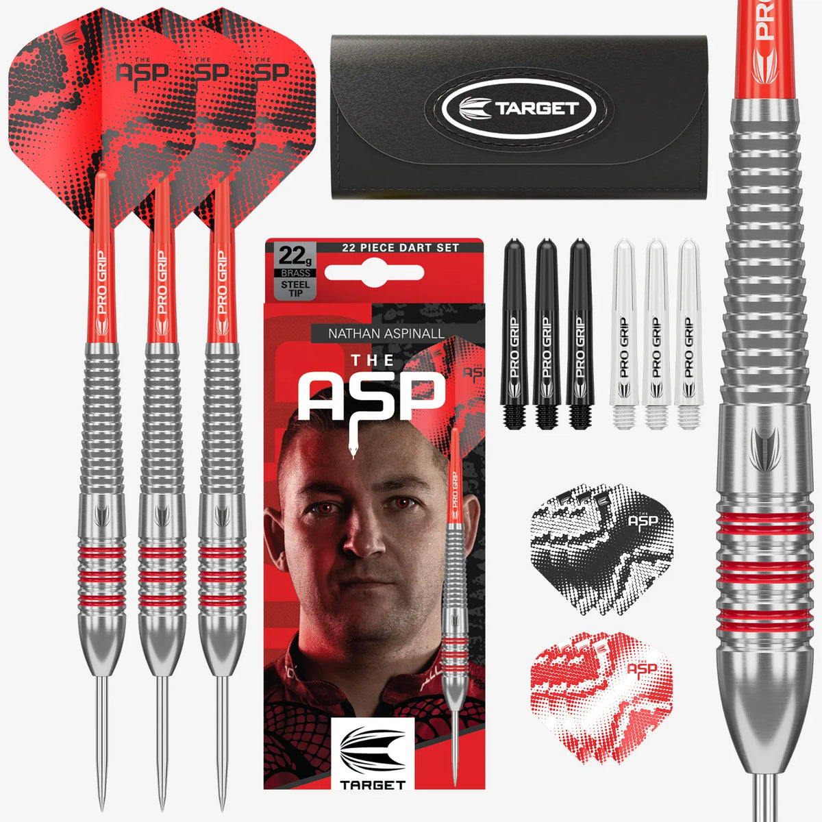Target Steel-Dart Nathan Aspinall Brass/Messing in 22g (2025)