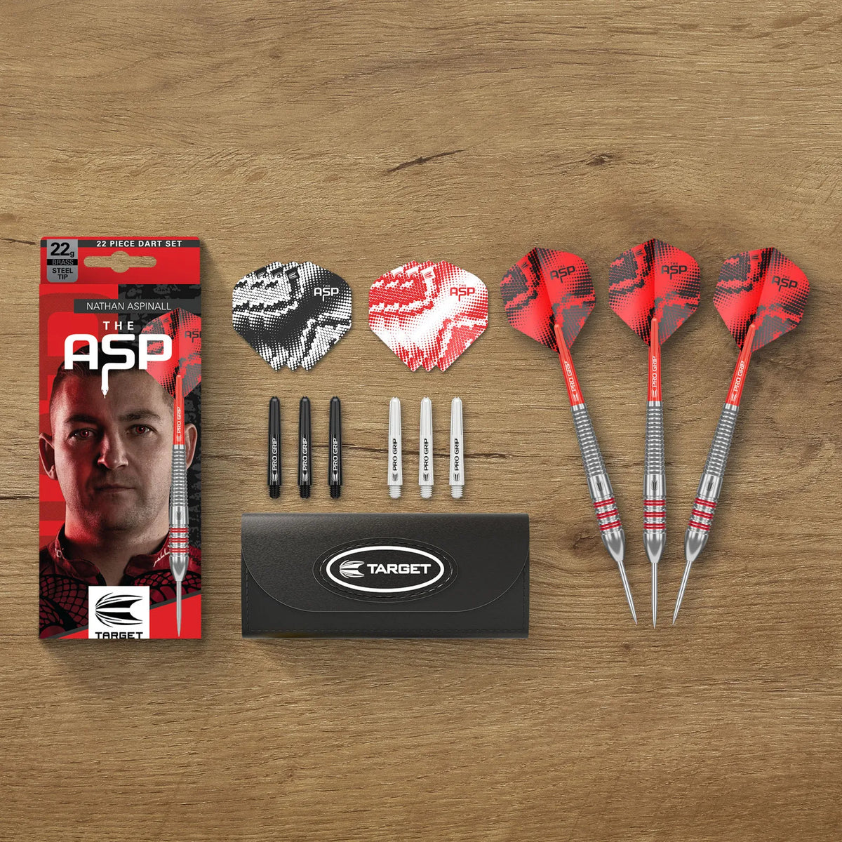 Target Steel-Dart Nathan Aspinall Brass/Messing in 22g (2025)