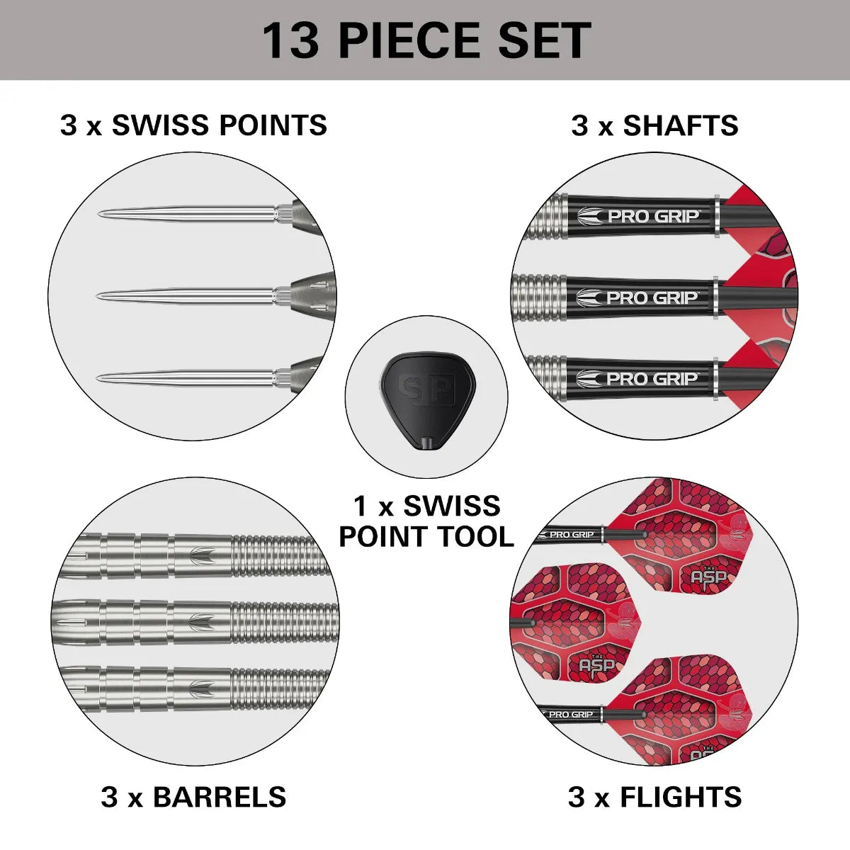 Target Steel-Dart Nathan Aspinall G1 90% Tungsten in 22g, 24g, 26g
