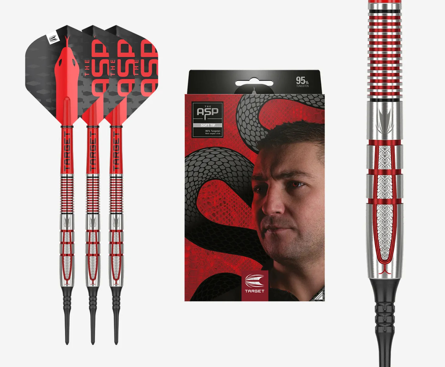 Target Nathan Aspinall G2 95% Softdarts 18g