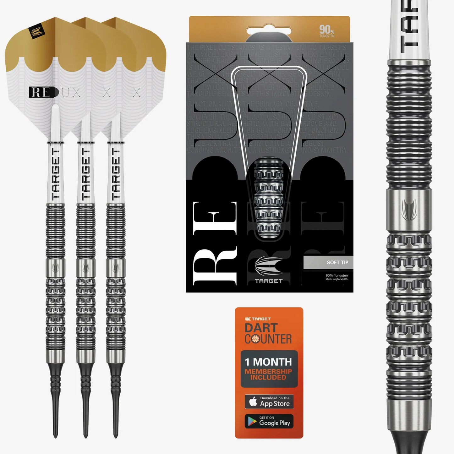 Target Soft-Dart Redux Modell 10 (90% Tungsten) in 18g