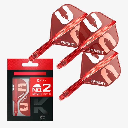 Target Flight/Shaft-System The ASP No.2 in Short - 19mm, Intermediate 26mm, Medium - 33mm