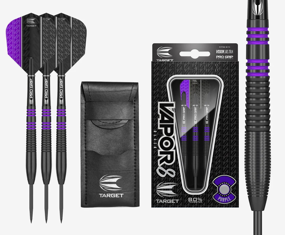Target Steel-Dart Vapor8 Black - Purple in 21g und 23g (2018)